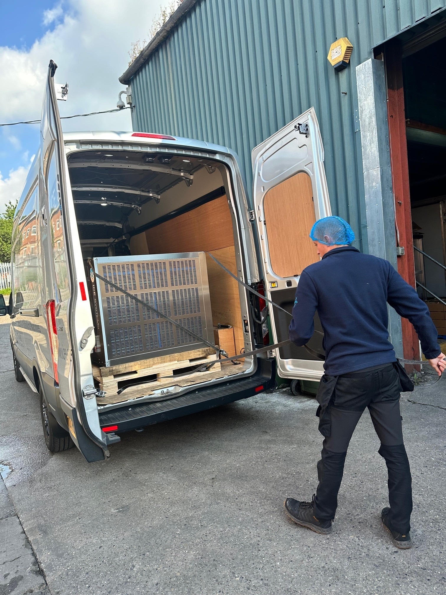 Industrial Flake Ice Machine Installation, Ice Systems