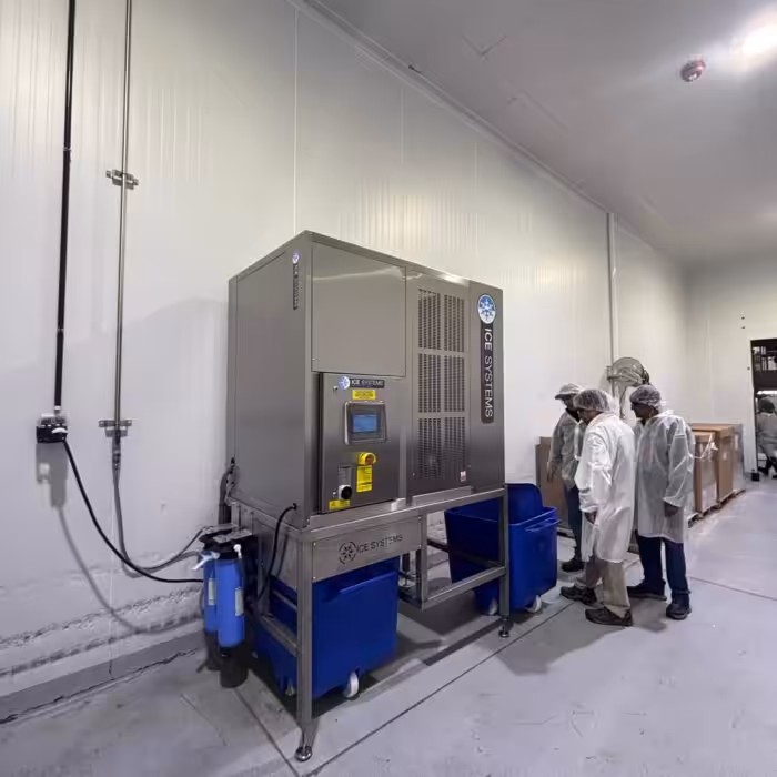 Flake Ice Machine Installation, Industrial Ice Machine Installation, Ice Systems