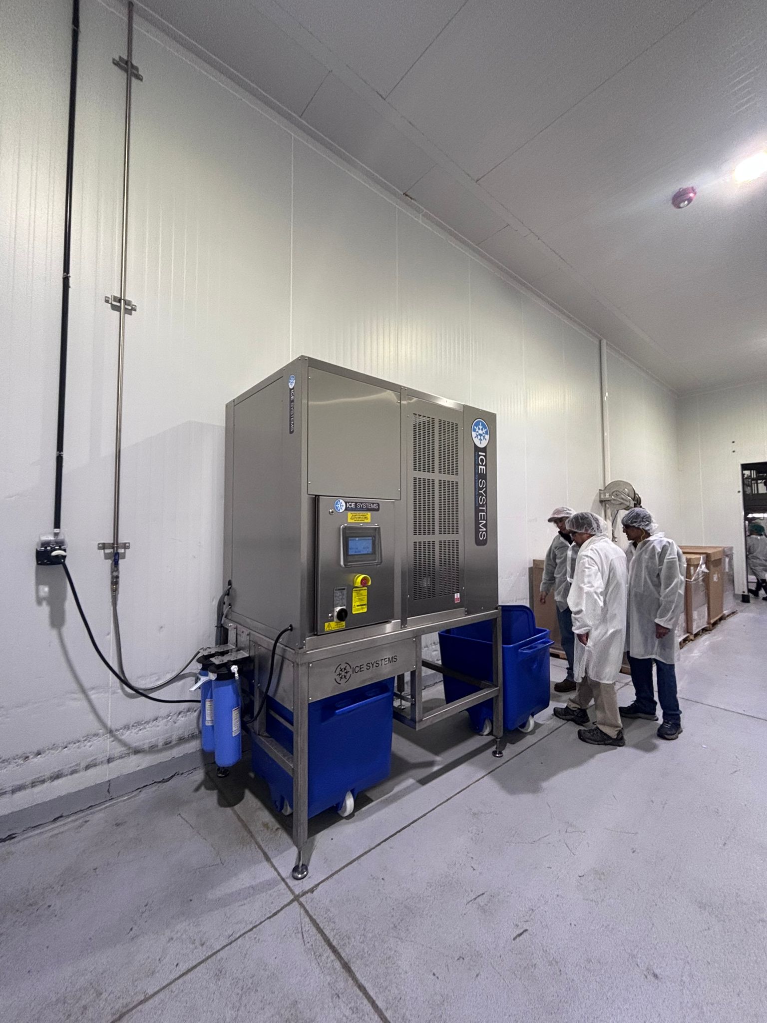 Flake Ice Machine Installation, Industrial Ice Machine Installation, Ice Systems