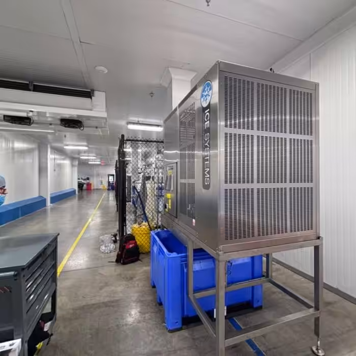 Stand Alone Flake Ice Machine Installation, Industrial Ice Machine, Ice Systems
