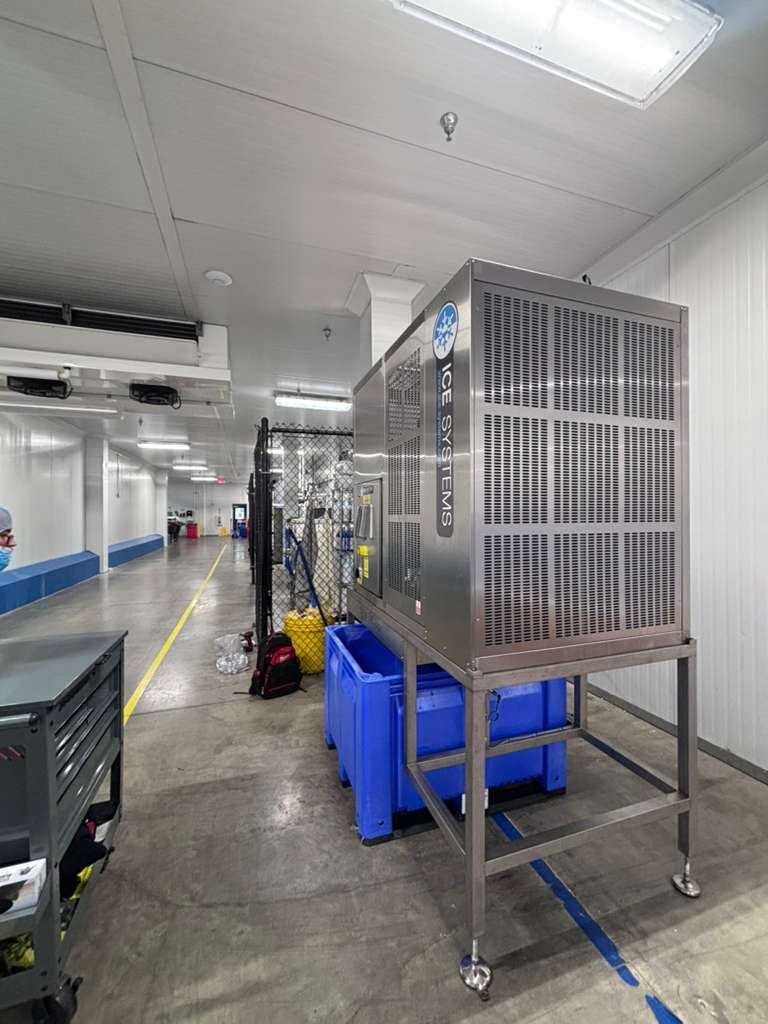 Stand Alone Flake Ice Machine Installation, Industrial Ice Machine, Ice Systems