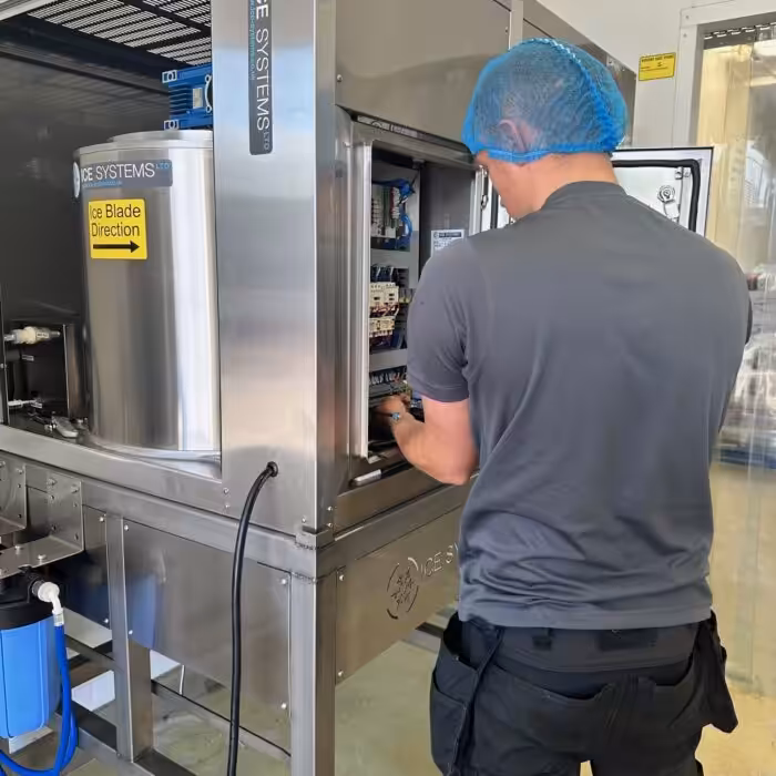 Industrial Ice Machine Installation, Ice Systems