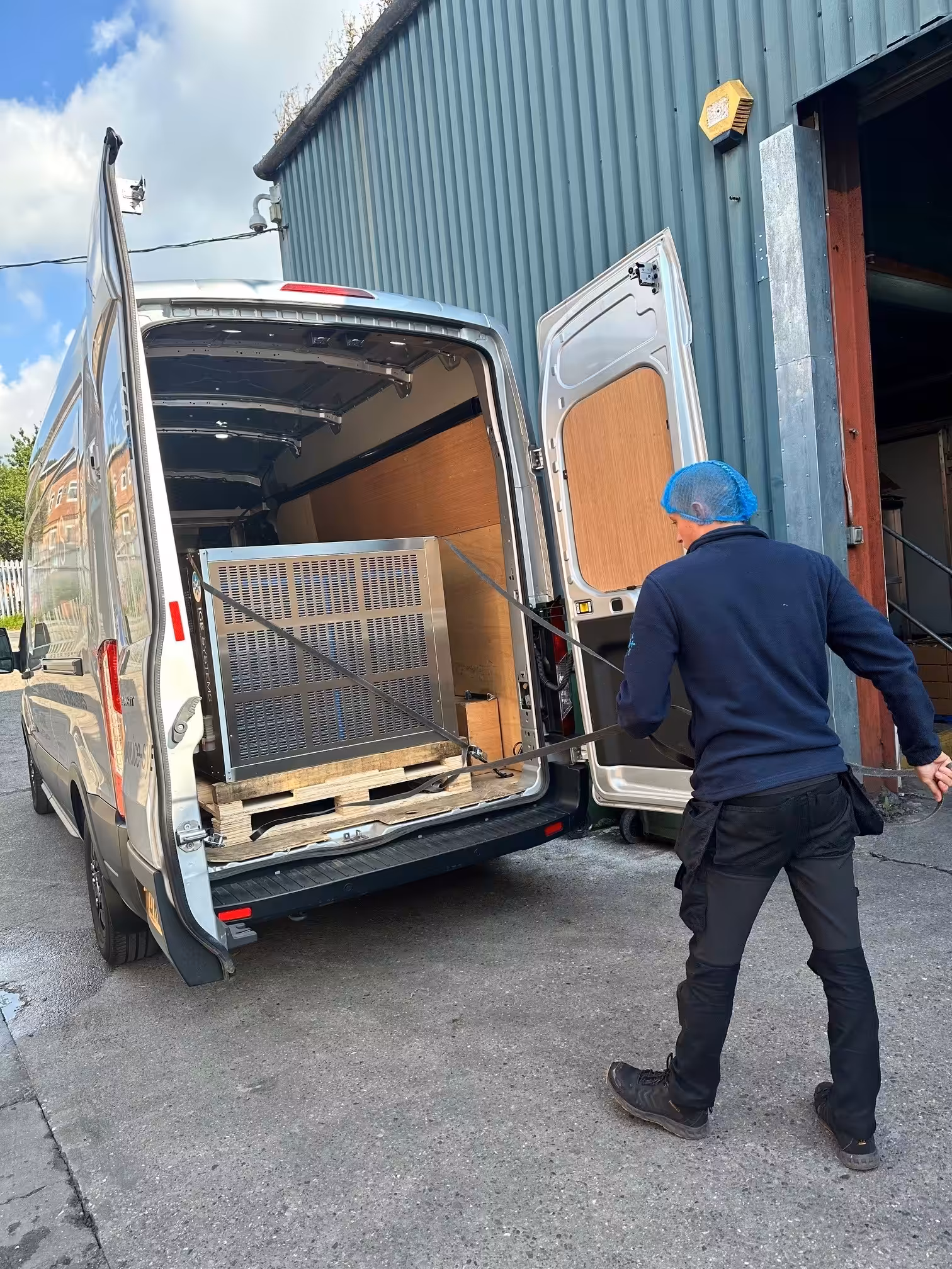Industrial Flake Ice Machine Installation, Ice Systems